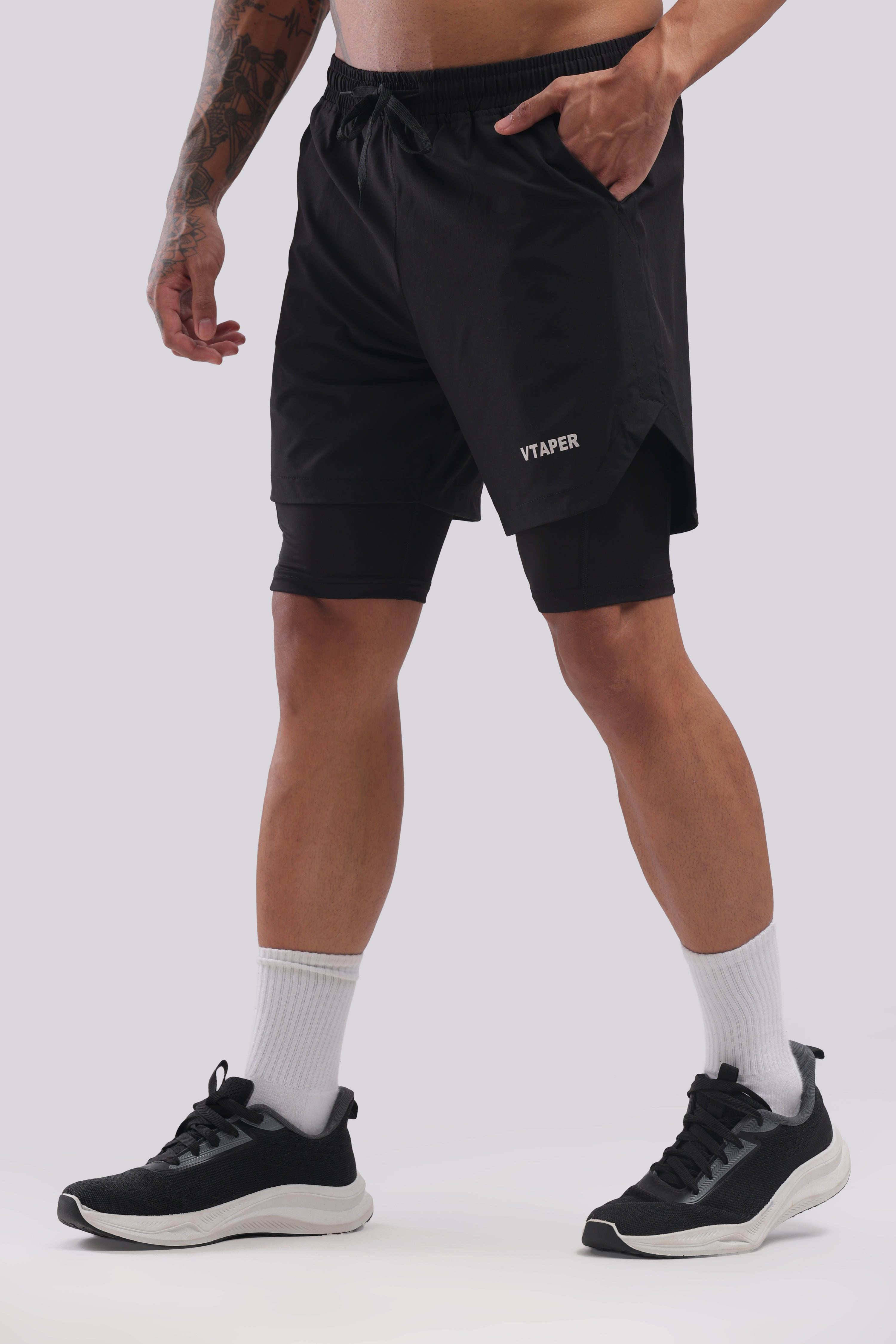VTAPER Running Elite 2 in 1 5" Shorts