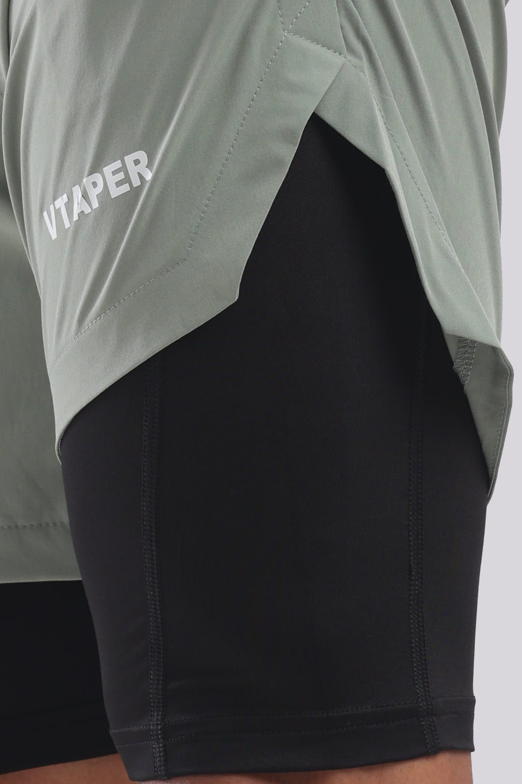 VTAPER Running Elite 2 in 1 5" Shorts seagreen
