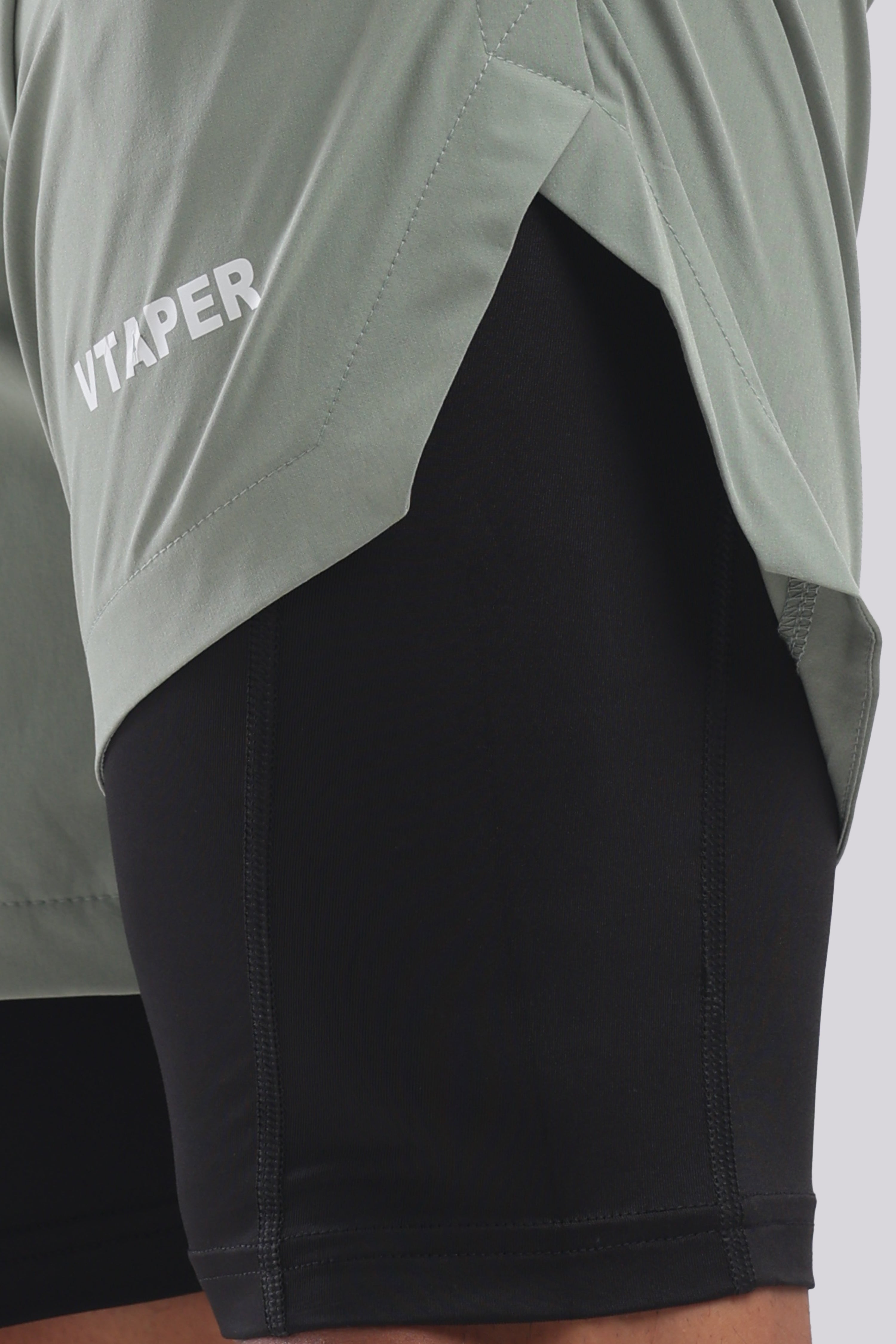 VTAPER Running Elite 2 in 1 5" Shorts seagreen