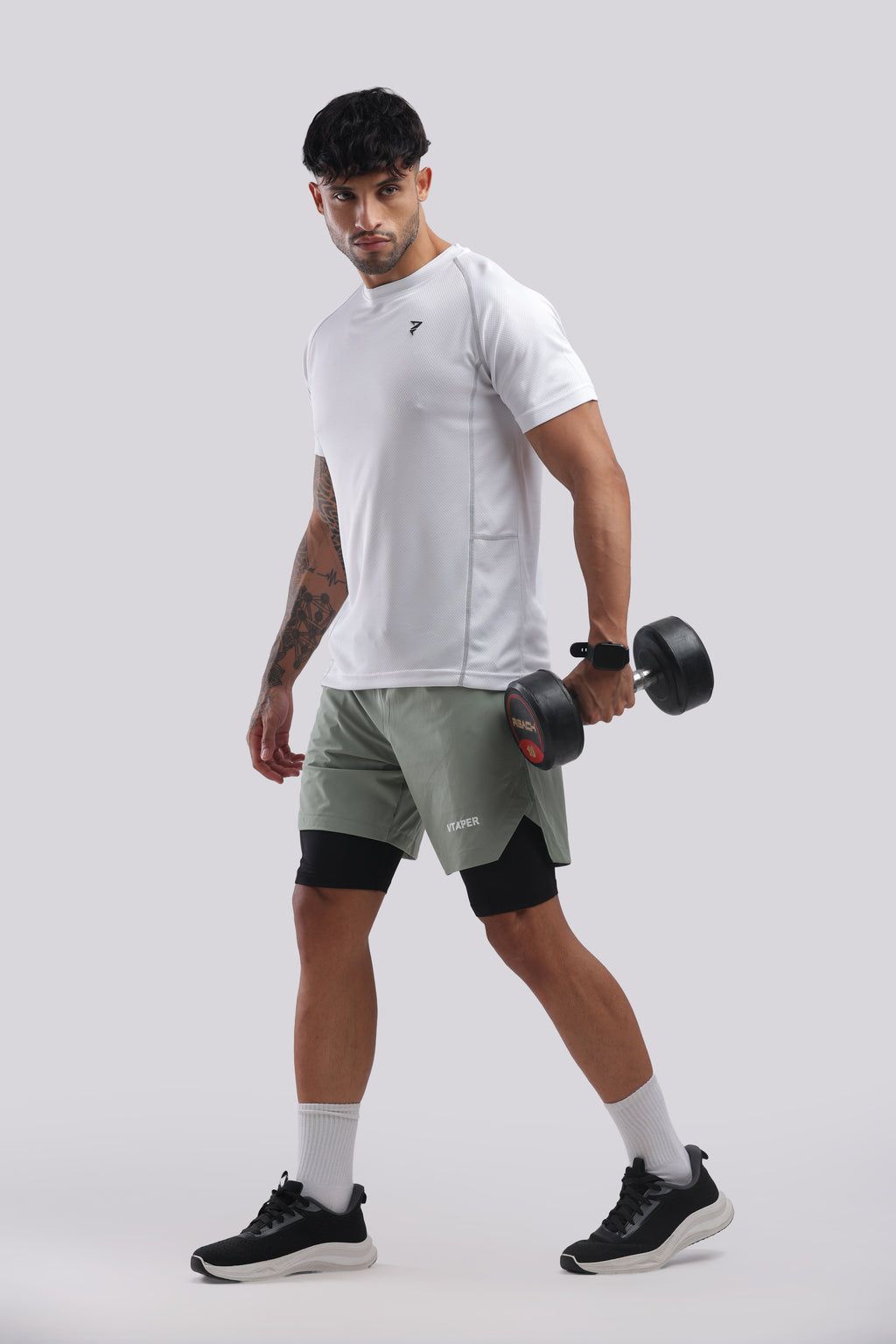 VTAPER Running Elite 2 in 1 5" Shorts seagreen