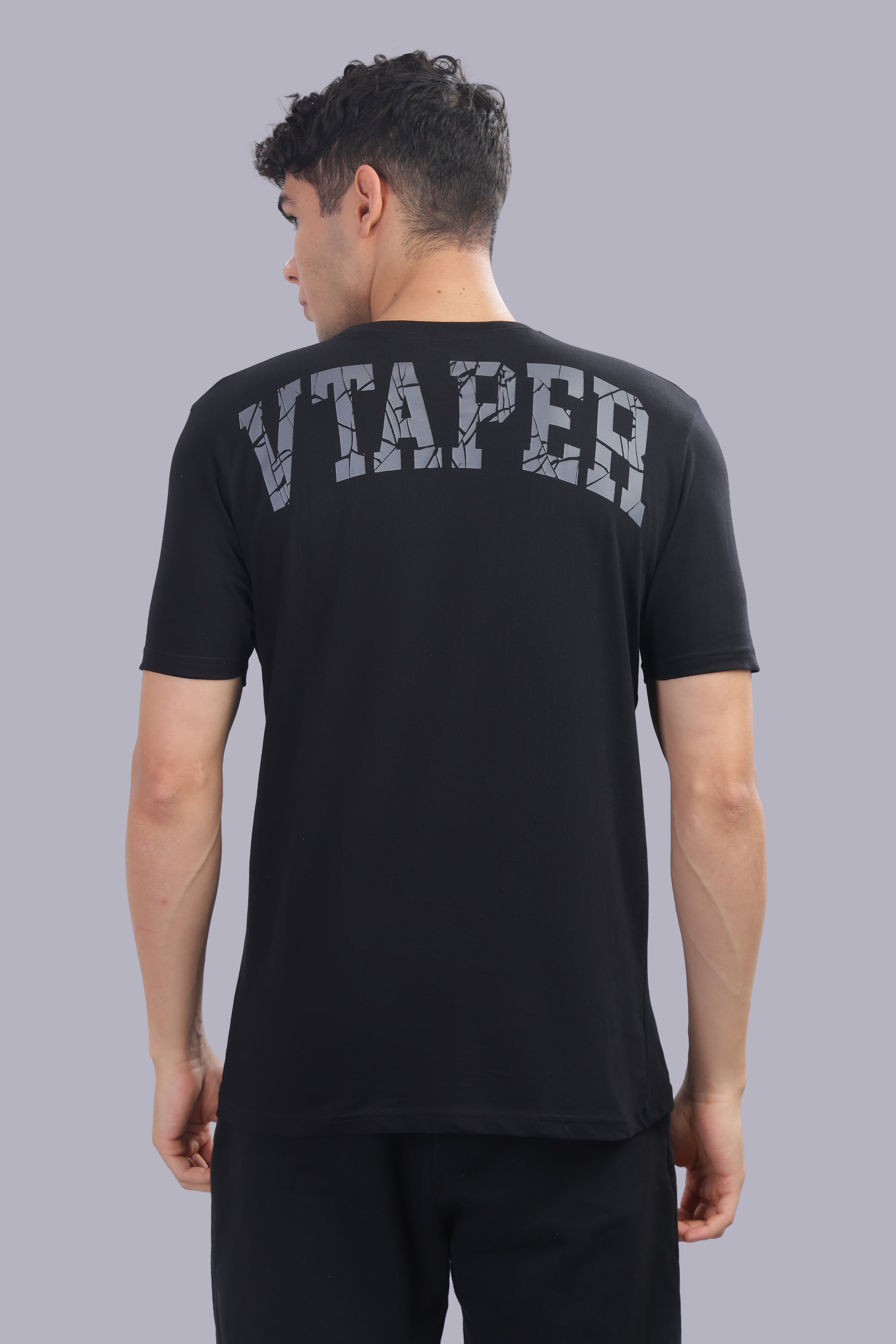 BOLD BACK GRAHPIC HALF SELVEES (Copy)