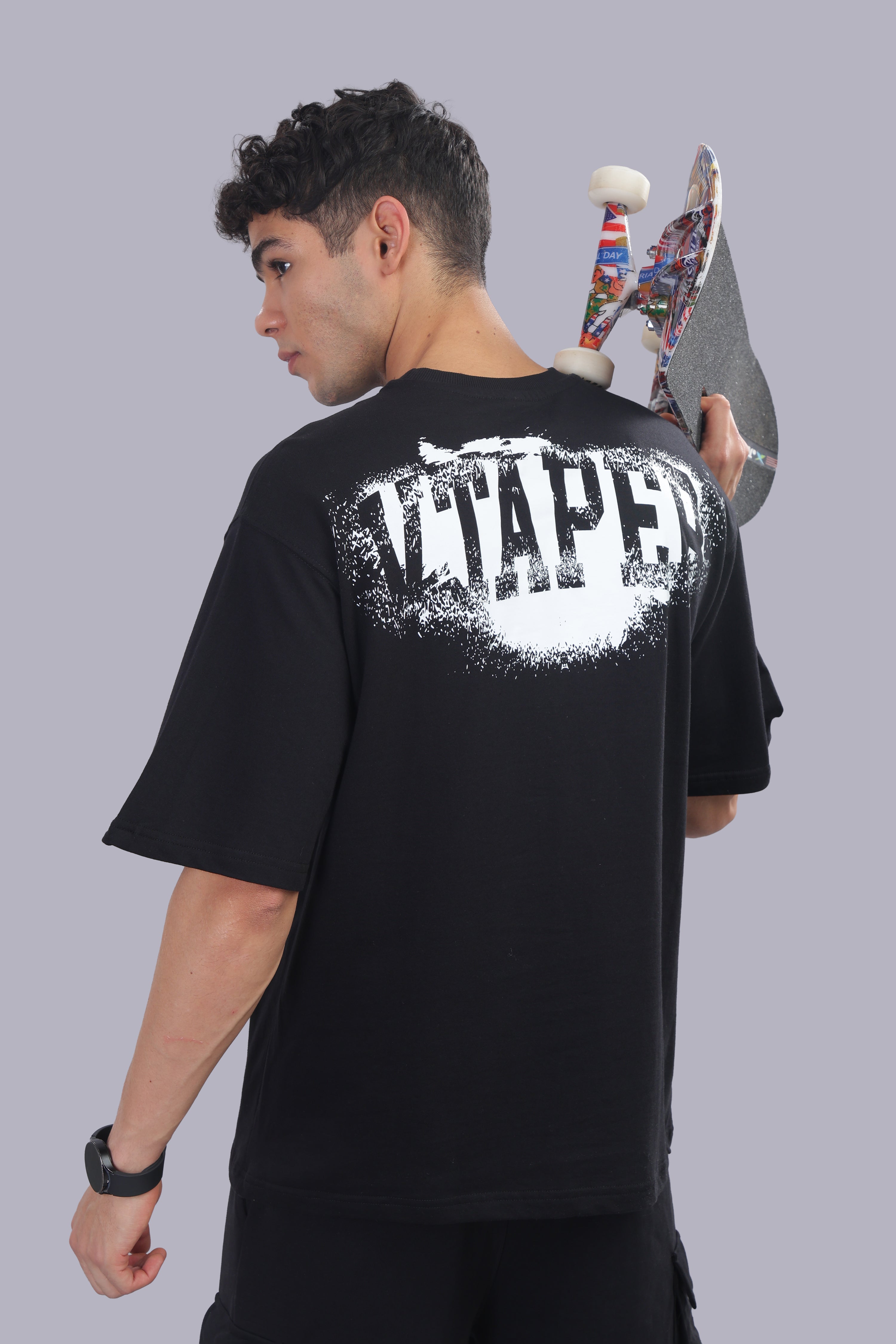 VTAPER OVERSIZE GRAHPIC HALF SELVEES